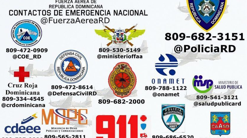 911, COE, CNE, bomberos, policia, emergencia, tormenta, huracan